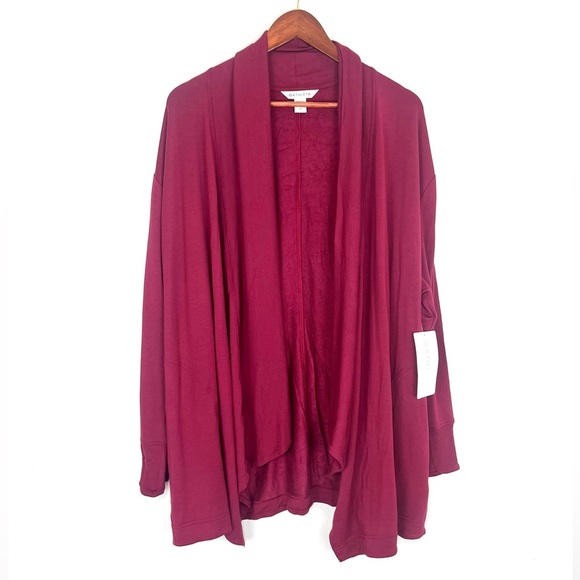 Athleta Pranayama Wrap Cardigan Open Front Sweater NWT Size 1X - Picture 2 of 14